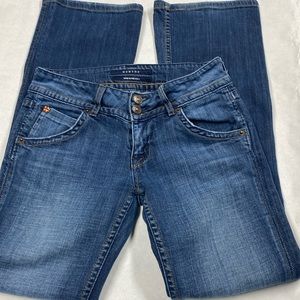 Women’s Hudson Brand denim jeans boot cut leg flare style size 26